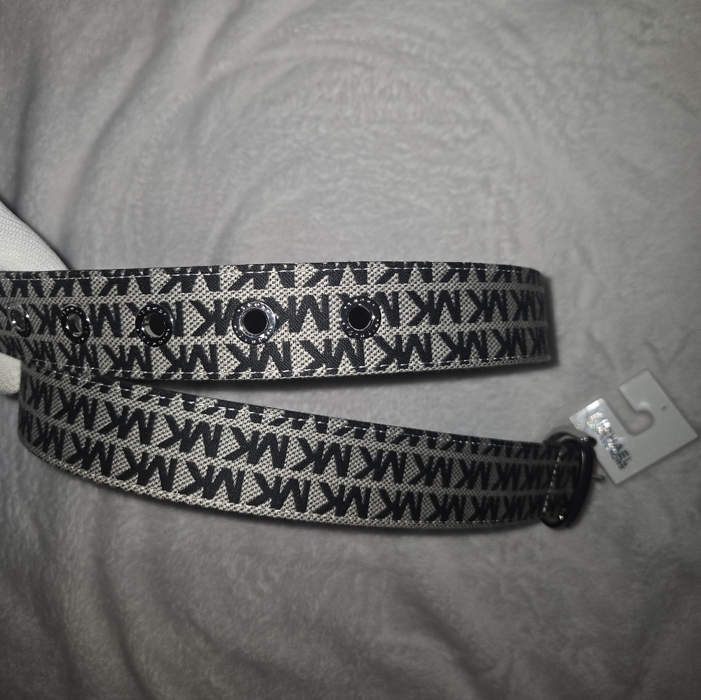 Michael Kors Black and Gray Women Belt